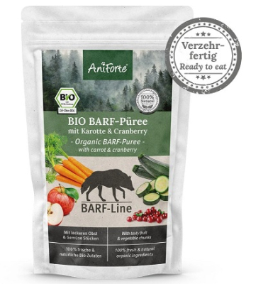 AniForte BIO BARF-Püree - Karotte & Cranberry 150 g