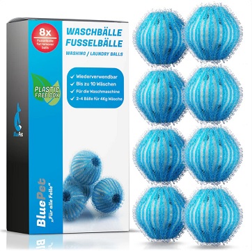 BluePet Wäschebälle Fusselbälle 8 Stück