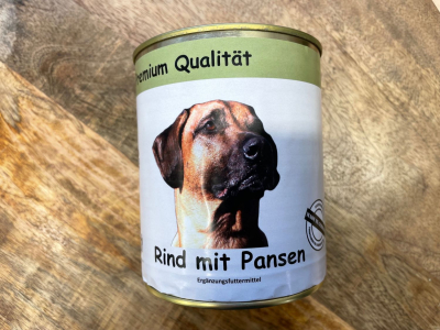 Dosenfleisch Rind mit Pansen