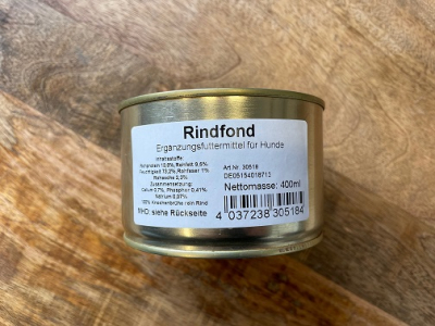 Dosenfleisch Rinderfond 400 ml