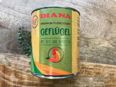 Geflügel mit Reis & Karotten