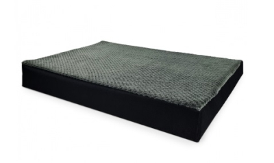 Liegematte Blockkissen grau 125 x 90 cm/ 10 cm