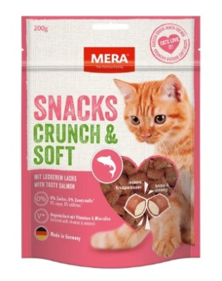 Mera Cat Crunch & Soft - Lachs 200 g