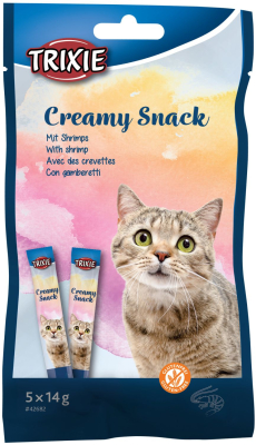 Trixie Creamy Snack 5 x 14 g mit Shrimps