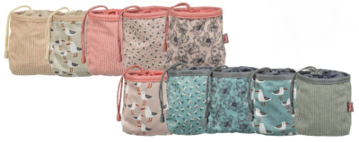 Trixie Snack Tasche Velours mit clip ø 9 × 14 cm