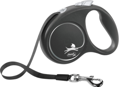 Trixie flexi BLACK DESIGN Gurt,  5 m