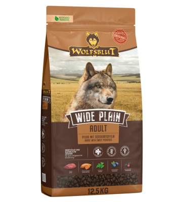 Wolfsblut Wide Plain - Pferdefleisch und Süßkartoffel 12,5 kg
