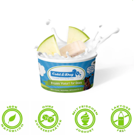 Cold & Dog Hundeeis Apfel-Banane 90ml Cold & Dog Hundeeis Apfel-Banane 90ml