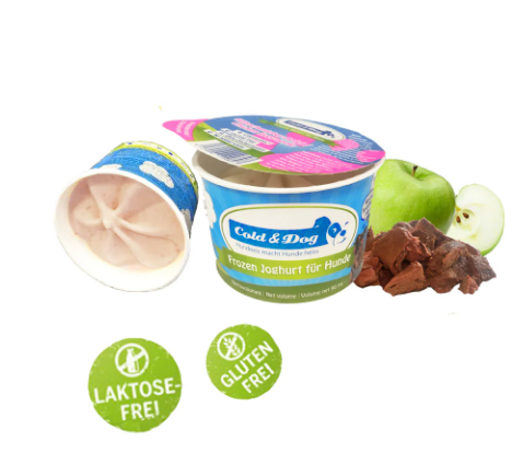 Cold & Dog Hundeeis Hähnchenleber mit Apfel 90ml