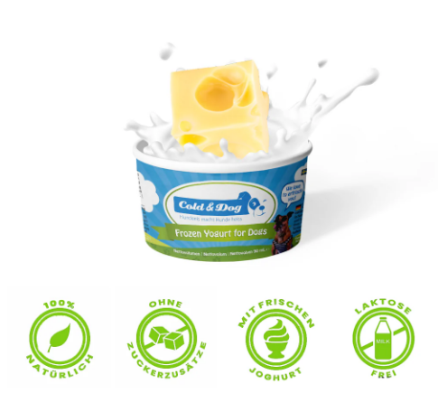 Cold & Dog Hundeeis Käse mit Birne 90ml
