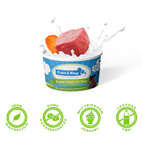 Cold & Dog Hundeeis Rind mit Karotte 90ml