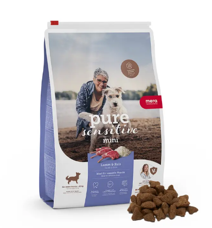Mera Dog pure sensitive Mini Lamm & Reis Mera Dog pure sensitive Mini Lamm & Reis