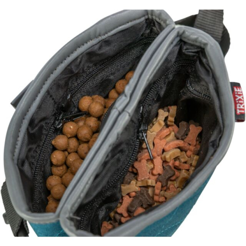 Trixie Snack Tasche Duo Treat Twin, petrol