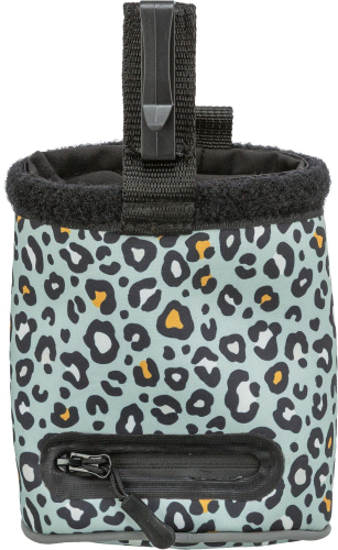 Trixie Snack Tasche Neopren Snack-Tasche Twist Treat, am Clipstrip, ø 11 × 14 cm