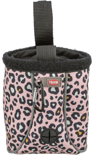 Trixie Snack Tasche Neopren Snack-Tasche Twist Treat, am Clipstrip, ø 11 × 14 cm