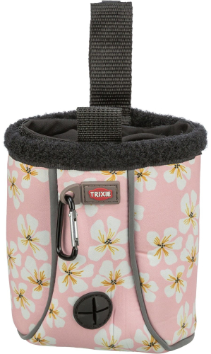 Trixie Snack Tasche Neopren Snack-Tasche Twist Treat, am Clipstrip, ø 11 × 14 cm