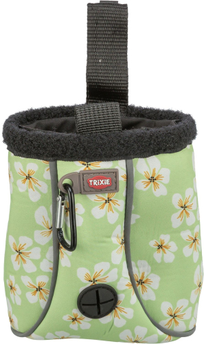 Trixie Snack Tasche Neopren Snack-Tasche Twist Treat, am Clipstrip, ø 11 × 14 cm