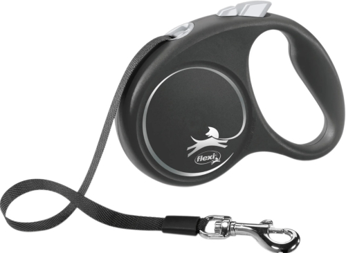 Trixie flexi BLACK DESIGN Gurt,  5 m